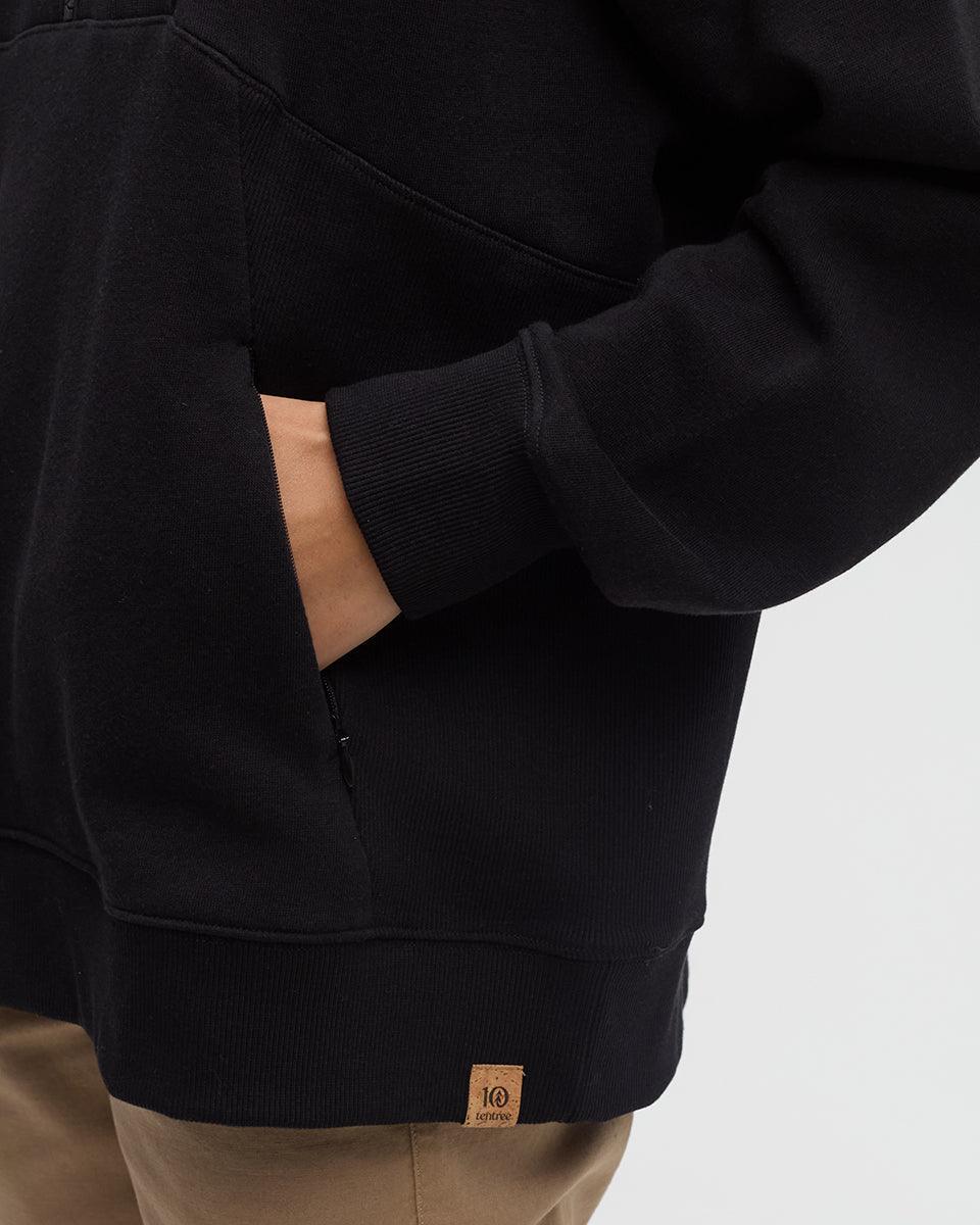 Black-Mock-Collar-14-Zip-Up-Fleece-TCW6180-0164_1 - PreLoved & Luxe