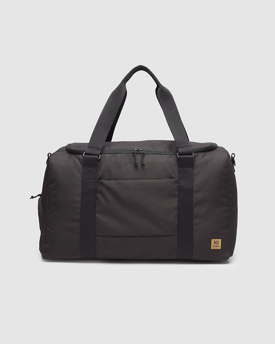 Black-Recycled-Polyester-Canvas-Duffle-Bag-TAU6604-0164_8 - PreLoved & Luxe