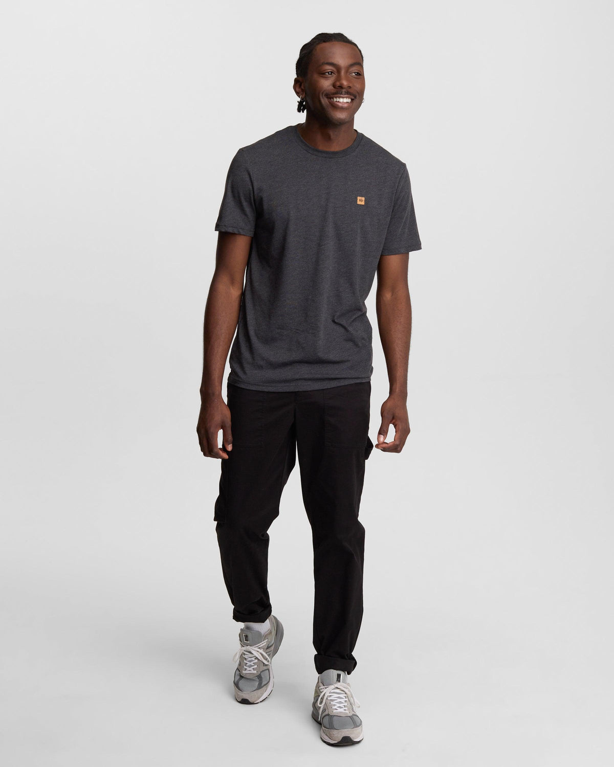 Black-Recycled-Polyester-Crew-Neck-Tee-TCM1869-0451-e - PreLoved & Luxe