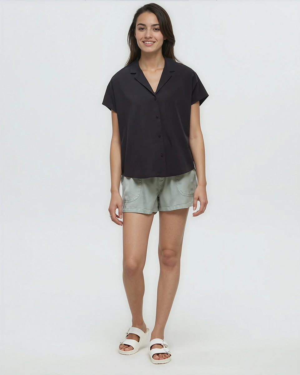 Black-Regular-Fit-Button-Up-Shirt-TCW6171-0164_1 - PreLoved & Luxe