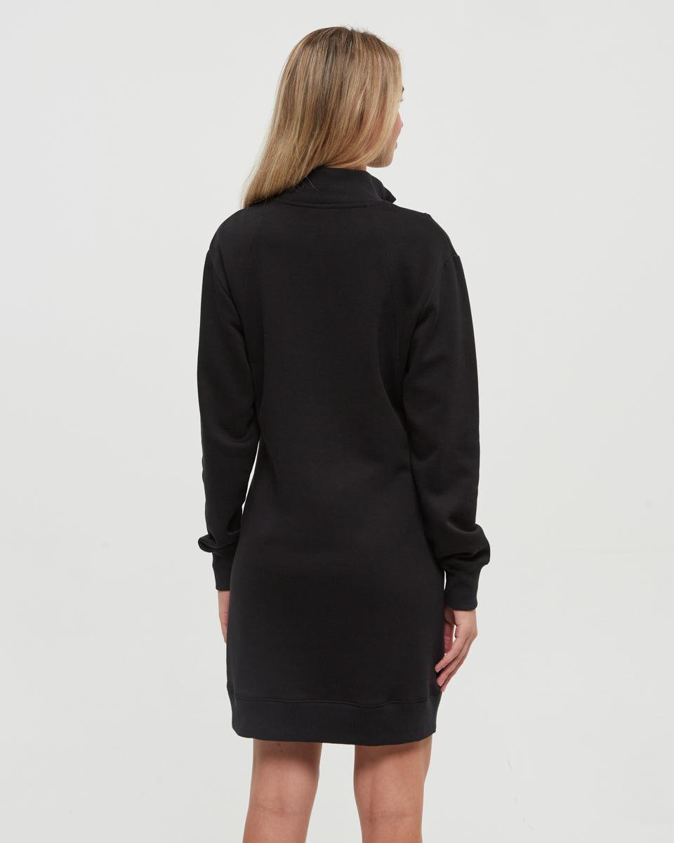 Black-Relax-Treefleece-Mock-Neck-Zip-Dress-TCW6264-0164_3 - PreLoved & Luxe