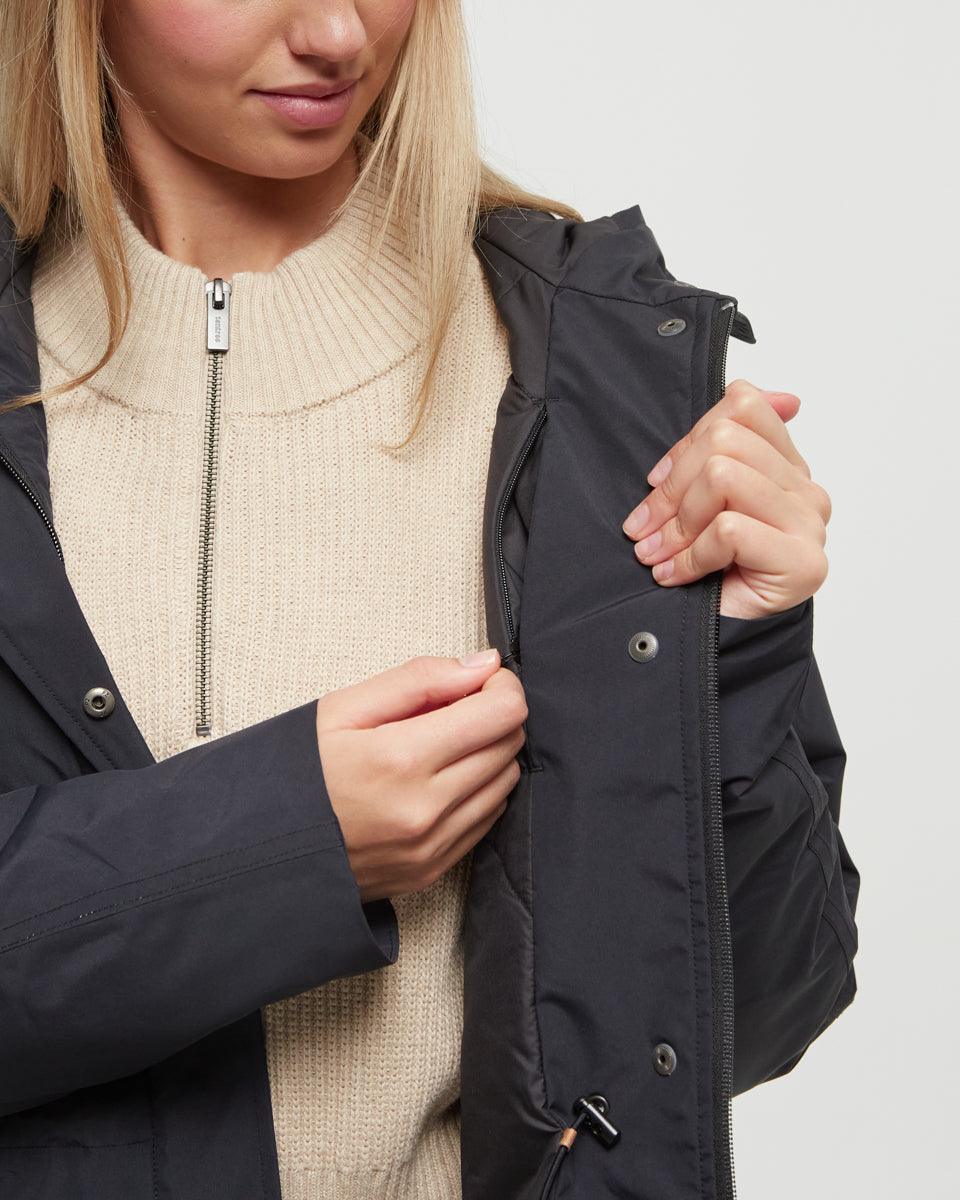 Black-Relax-Water-Repellant-Hooded-Rain-Jacket-TCW5970-0164_3 - PreLoved & Luxe