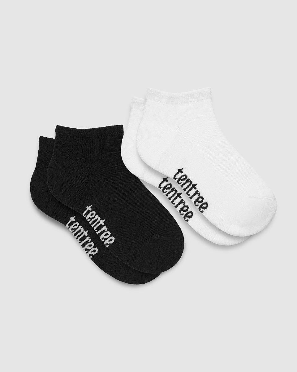Black-White-2Pack-Sports-Ankle-Socks_TAU4293_2210_2 - PreLoved & Luxe