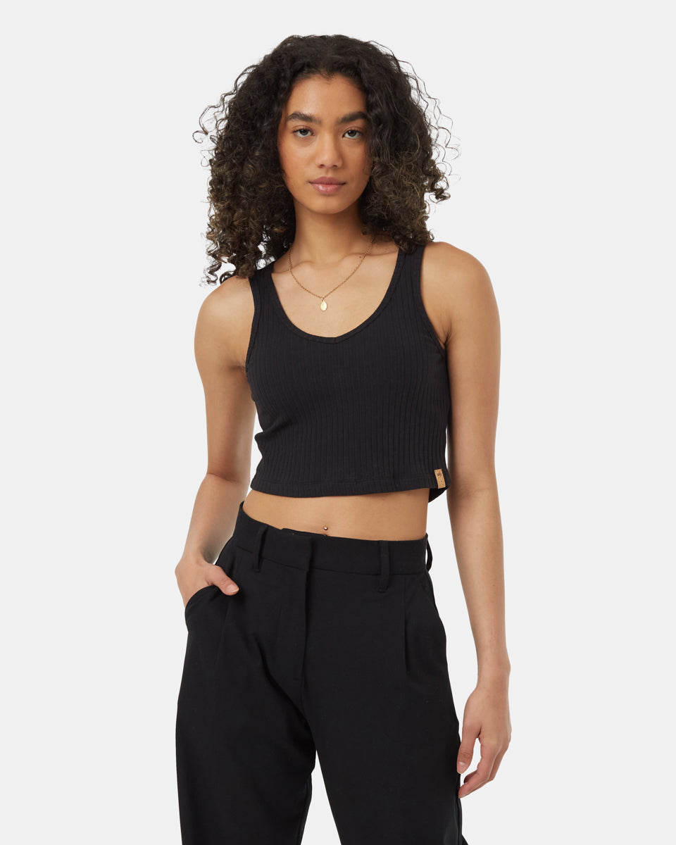 Black-Womens-Eco-Friendly-Tank-Top-TCW4164-0104_1 - PreLoved & Luxe