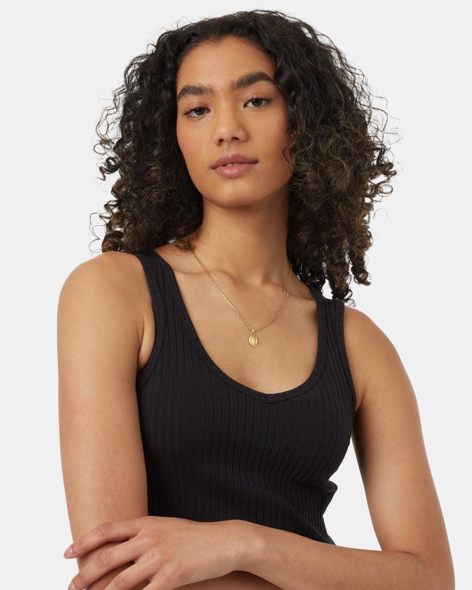 Black-Womens-Eco-Friendly-Tank-Top-TCW4164-0104_3 - PreLoved & Luxe