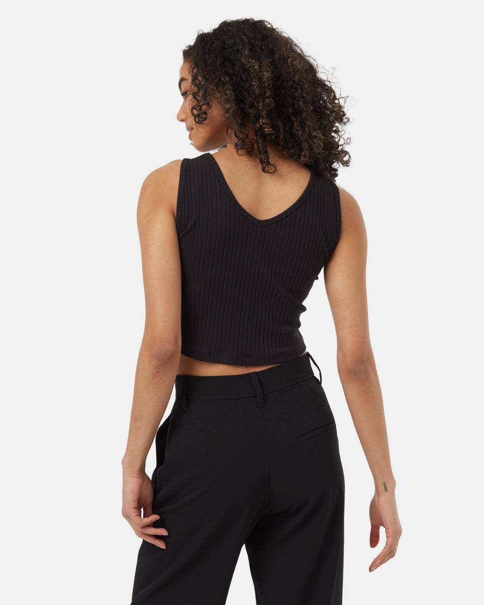 Black-Womens-Eco-Friendly-Tank-Top-TCW4164-0104_4 - PreLoved & Luxe