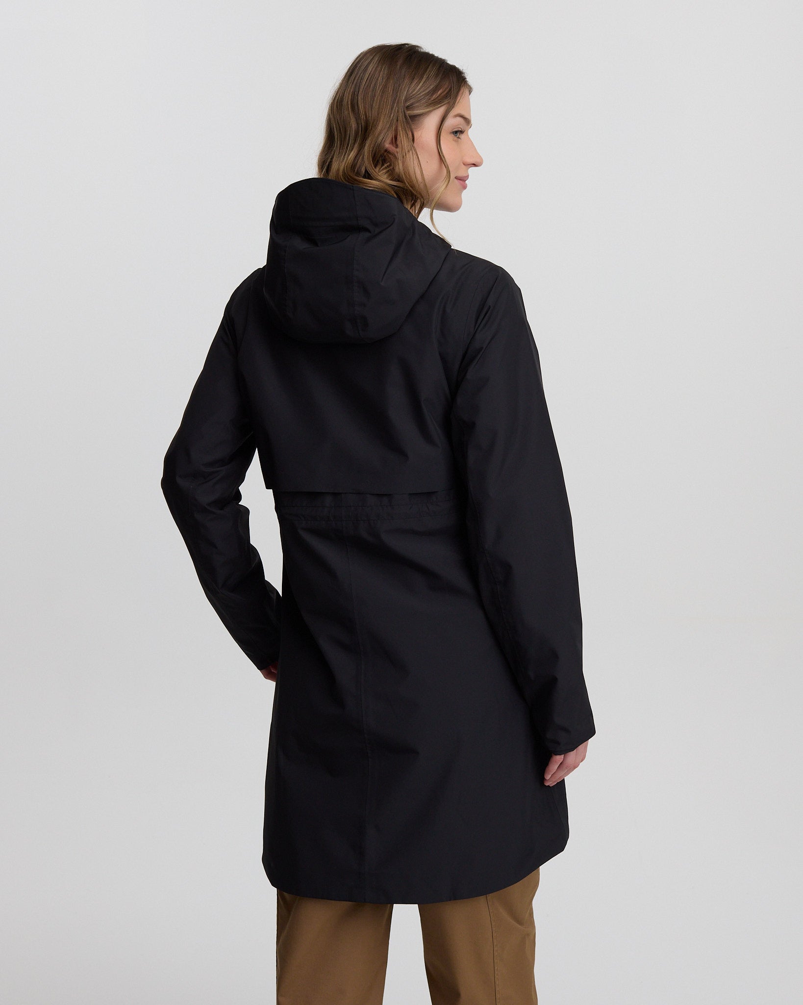 Black-Womens-Recycled-Polyester-Rain-Jacket-TCW4649-0164_2 - PreLoved & Luxe