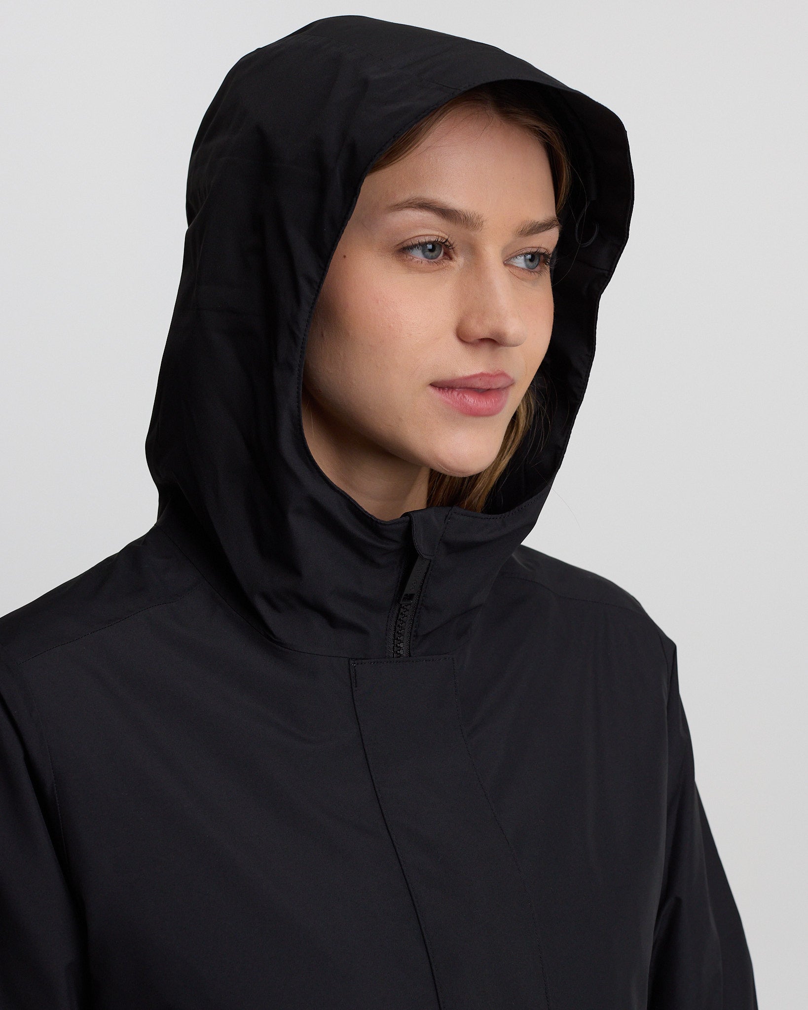Black-Womens-Recycled-Polyester-Rain-Jacket-TCW4649-0164_6 - PreLoved & Luxe