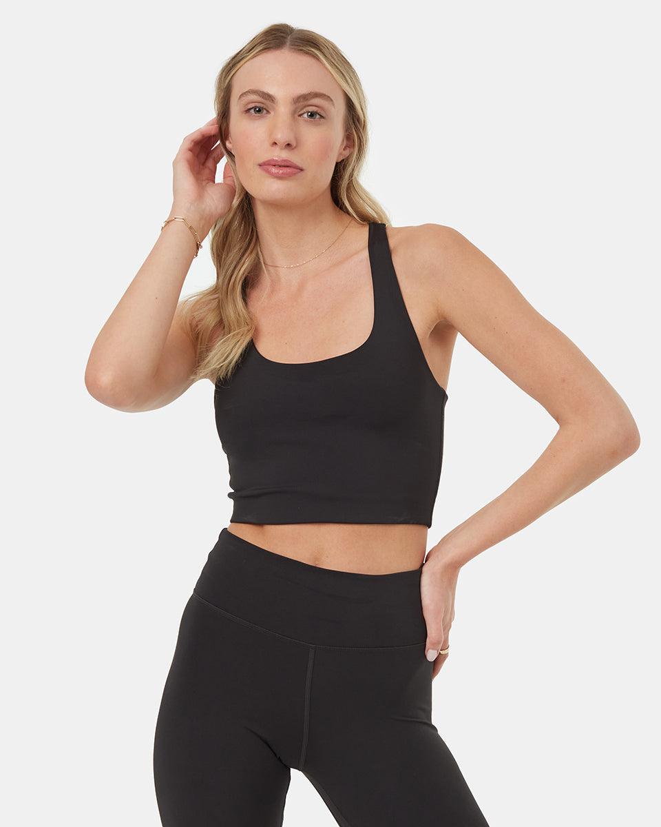 Black-Womens-Recycled-Sports-Bra-Top-TCW3888-0164_2 - PreLoved & Luxe