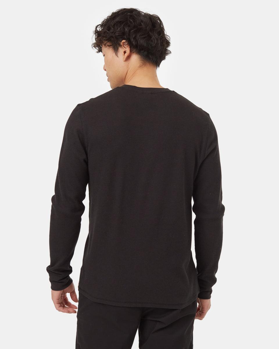 BlackMen_sButtonWaffleKnitSweatshirt_TCM2568-0164_4 - PreLoved & Luxe