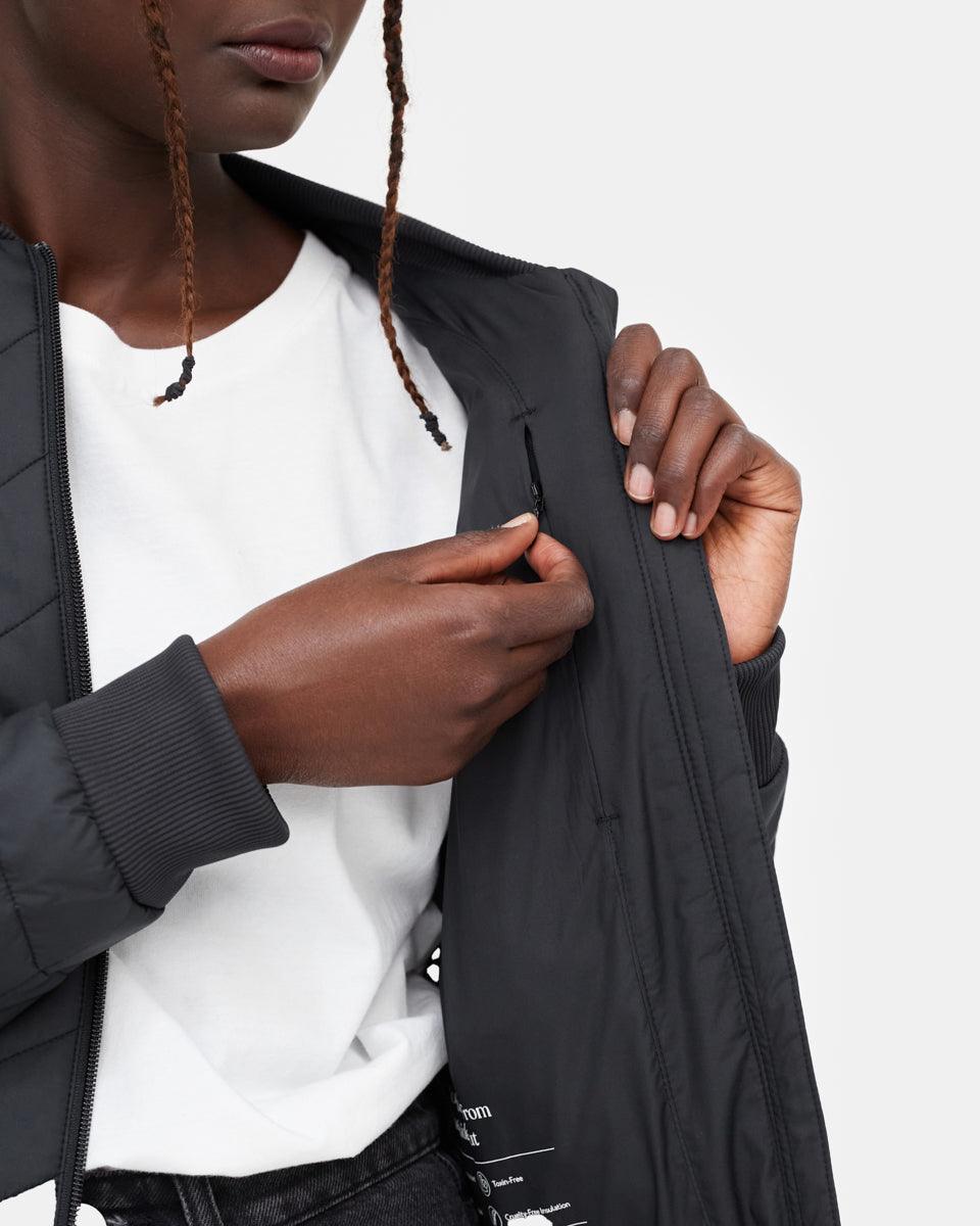 BlackWomen_sInsulatedBomberJacket_TCW3535-010410_2 - PreLoved & Luxe