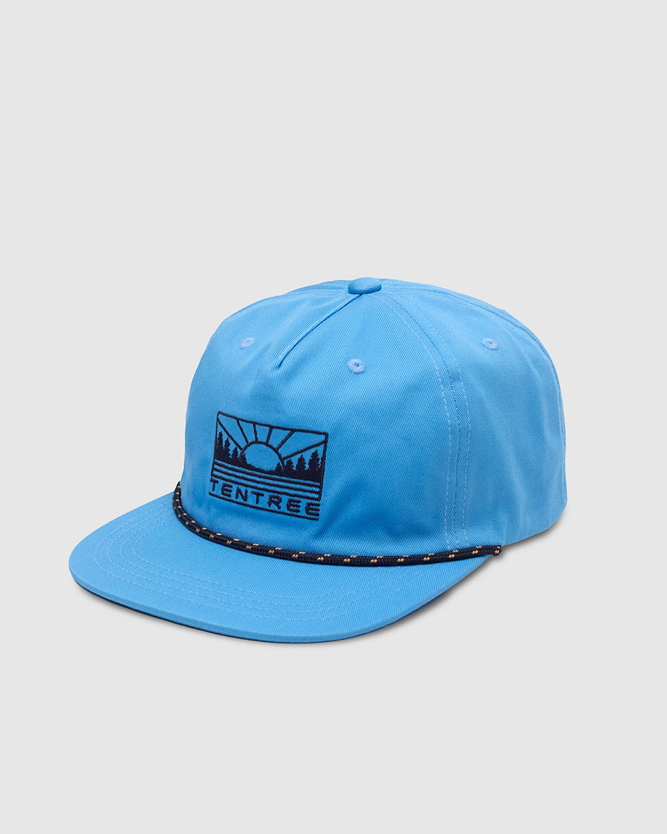 Blue-5-Panel-Flat-Brim-Baseball-Cap-TAU6565-6238_4 - PreLoved & Luxe