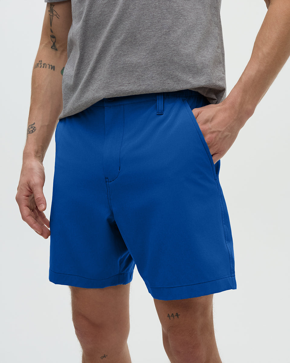 Blue-Stretch-Active-Shorts-TCM6587-6047_2_5ef76357-24ba-454e-badc-a8a4d7954fb7 - PreLoved & Luxe