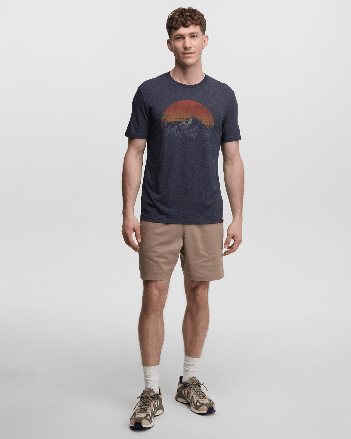 Blue-Treeblend-Regular-Fit-Crew-Neck-T-shirt-TCM2096-3052_1 - PreLoved & Luxe