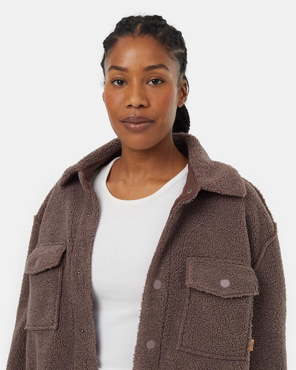 Brown-Boucle-Oversized-Fit-Fleece-Jacket-TCW5349-3466_1 - PreLoved & Luxe
