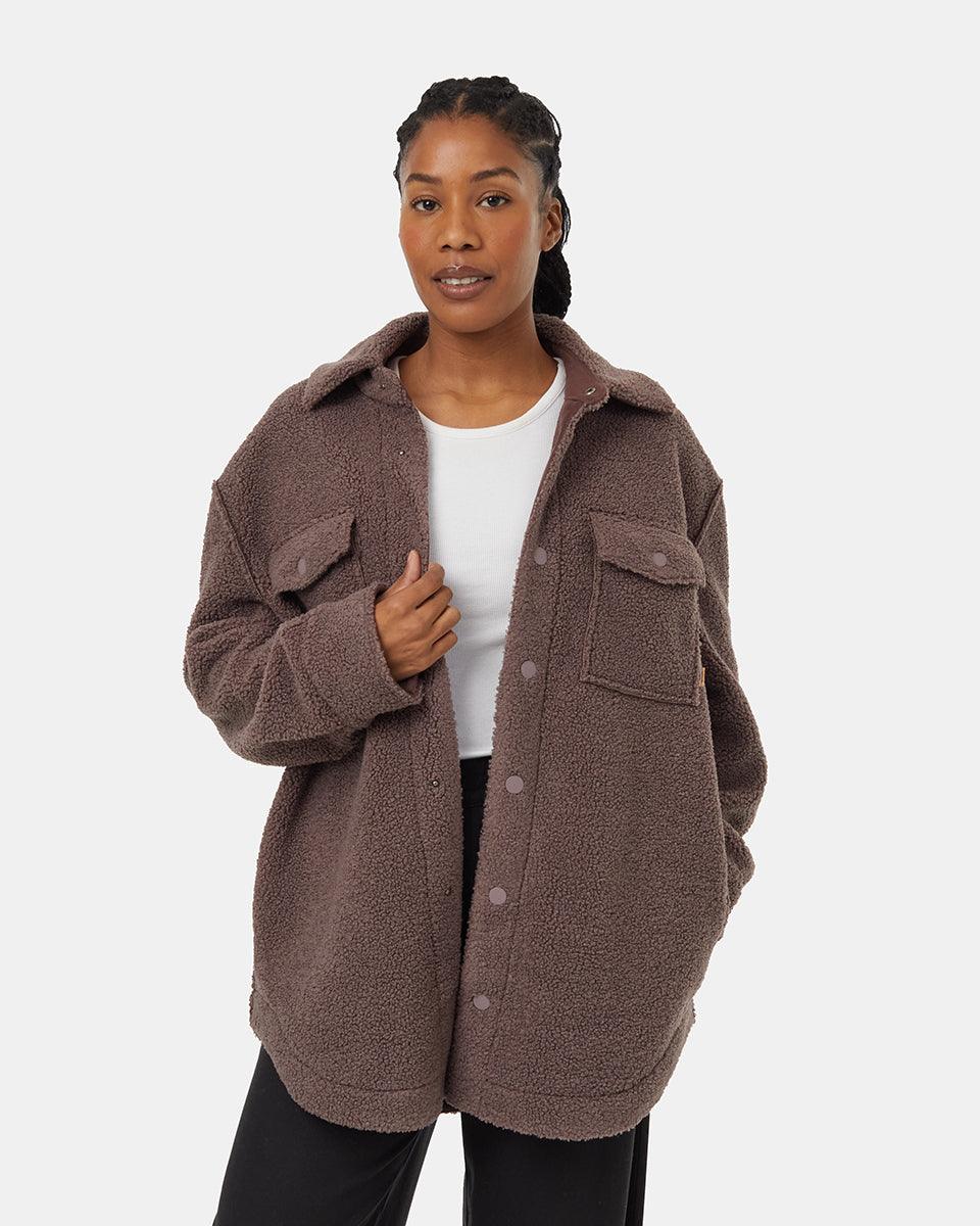 Brown-Boucle-Oversized-Fit-Fleece-Jacket-TCW5349-3466_2 - PreLoved & Luxe