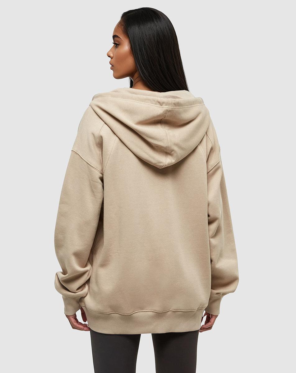 Brown-TreeFleece-Oversized-Zip-Hoodie-TCW6237-5582_3 - PreLoved & Luxe