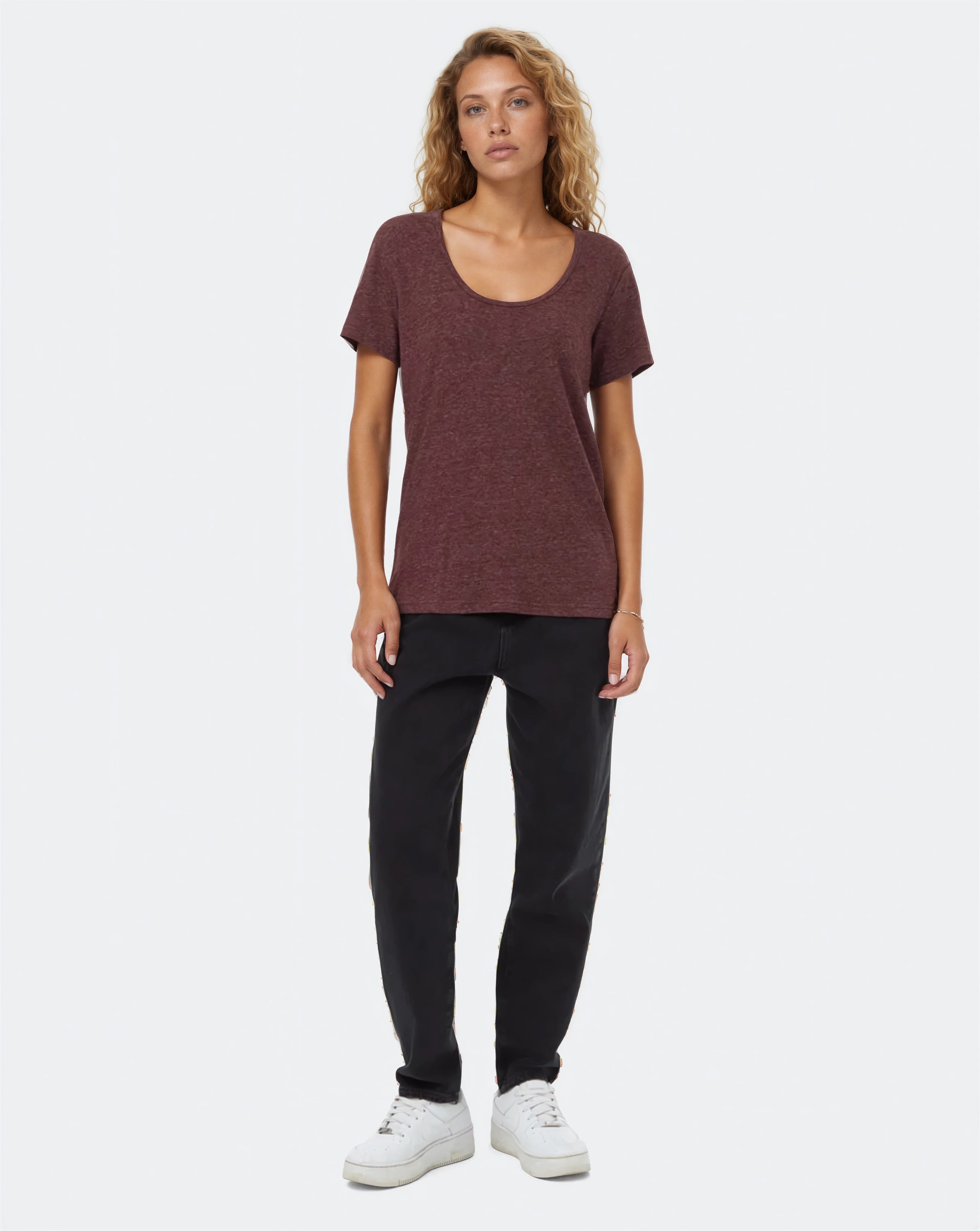 Hemp Scoop Neck T-Shirt
