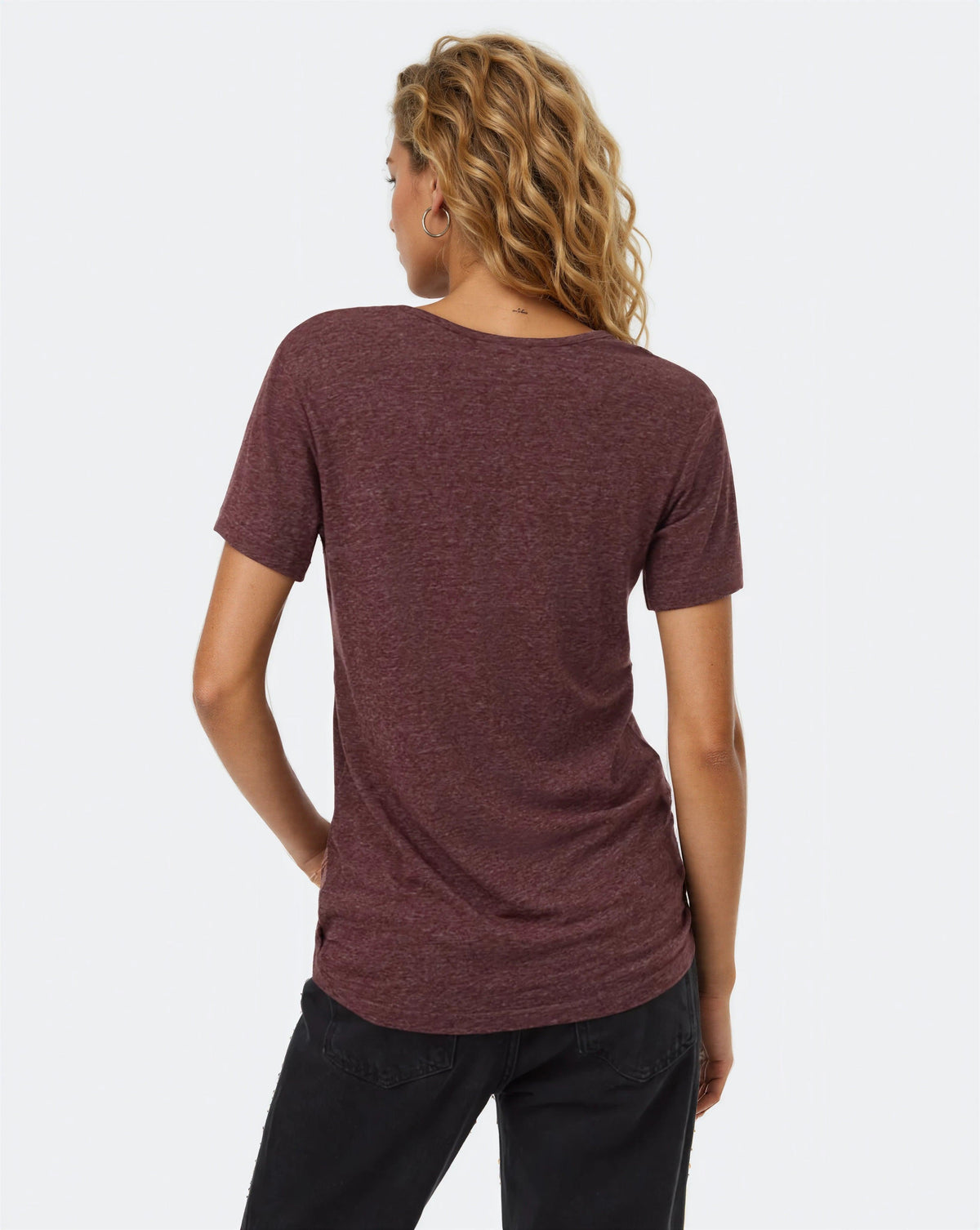 Burgundy-Women_s-Hemp-Scoop-Neck-Top-TCW4318-2050_2-Melody - PreLoved & Luxe