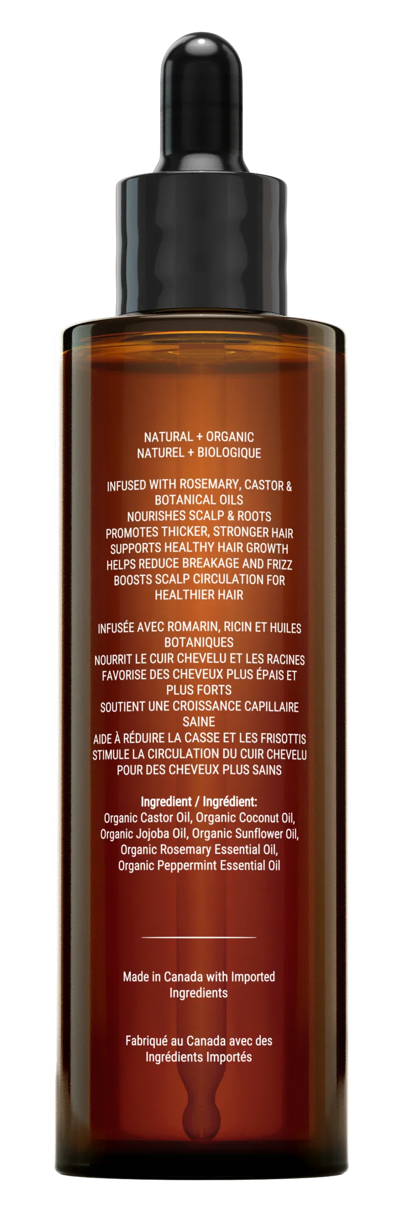 Canadian Grace Rosemary + Castor Hair Oil - The Ultimate Root Revival For Scalp Activation & Growth Support