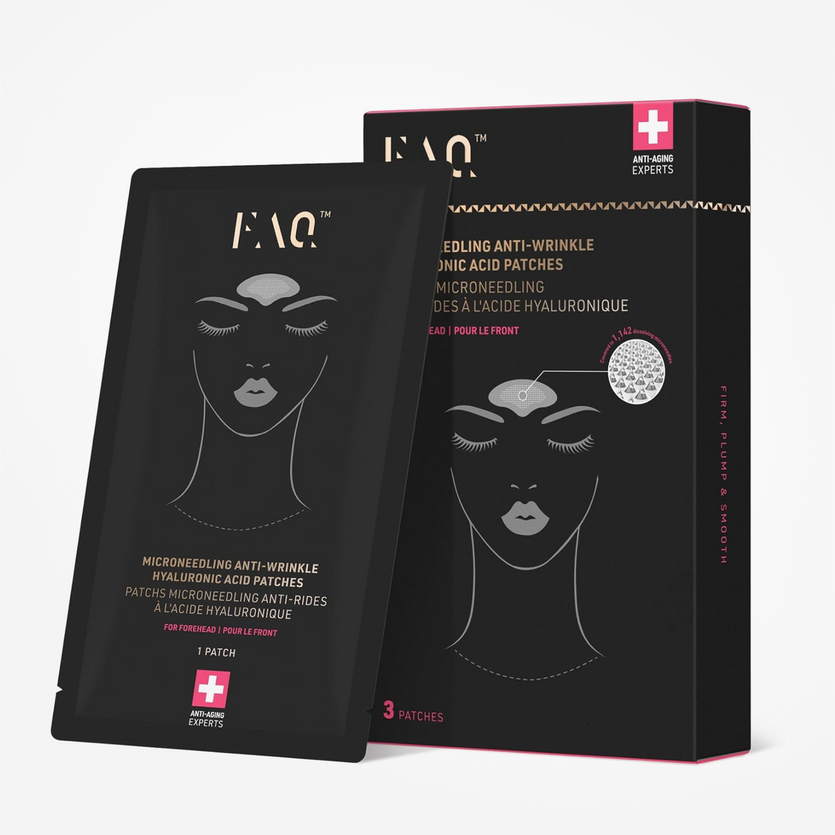 FOREO FAQ Microneedling Patches For Forehead (3x)