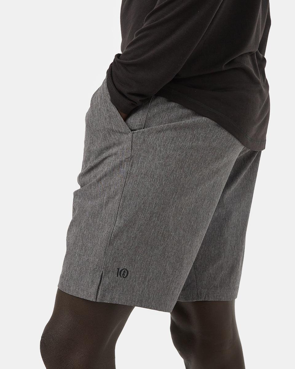 Gray-Mens-Recycled-Polyester-Sport-Shorts-TCM5127-0812-52934_4 - PreLoved & Luxe
