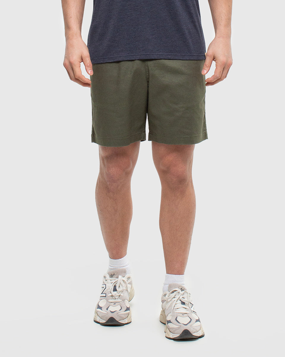 Green-Mens-Hemp-Mid-Rise-Shorts-TCM4240-4157_1 - PreLoved & Luxe