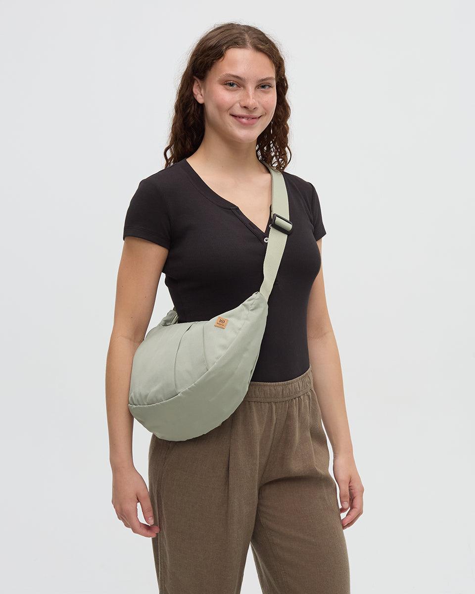 Green-Recycled-Adjustable-Cross-Body-Bag-TAU6594-6045_1 - PreLoved & Luxe