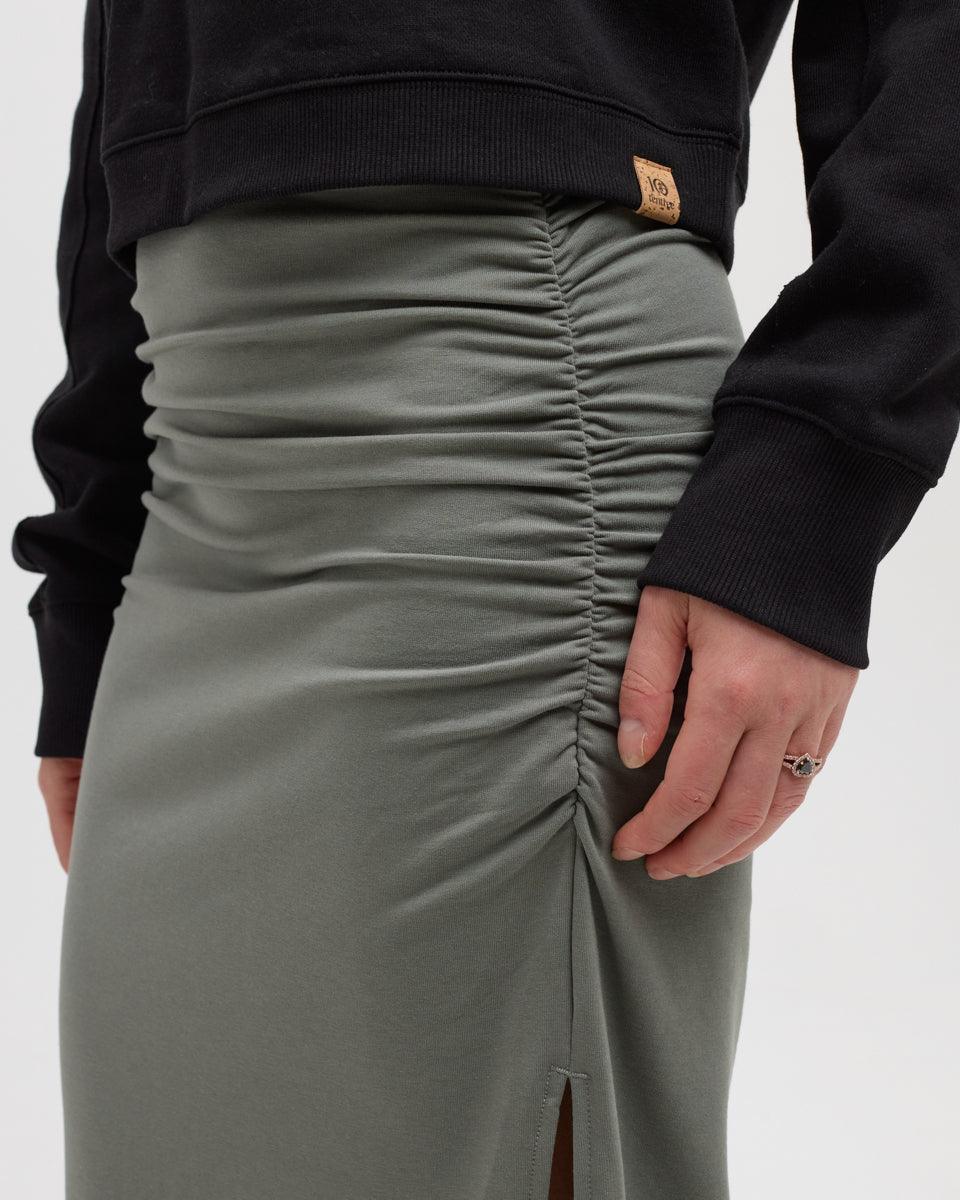 Green-SoftTerry-Light-Midi-Skirt-TCW5696-1480_1 - PreLoved & Luxe