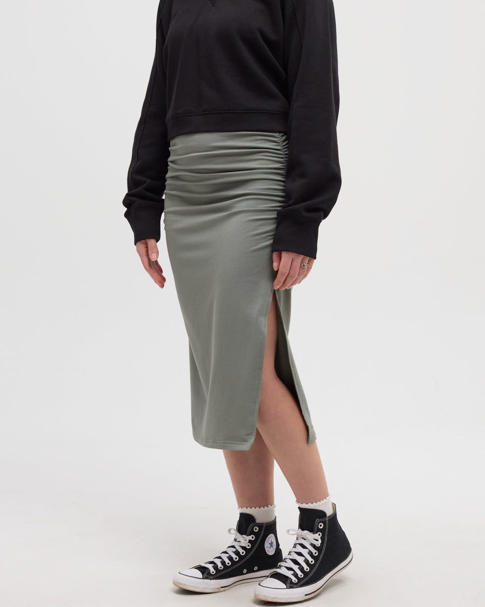 Green-SoftTerry-Light-Midi-Skirt-TCW5696-1480_3 - PreLoved & Luxe
