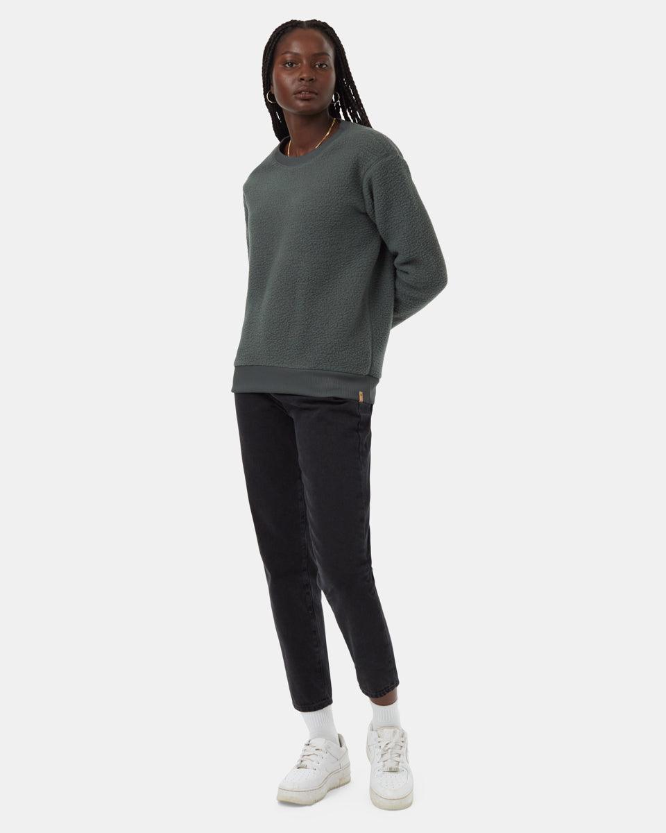 Green-Women_s-Sherpa-Sweatshirt-TCW5200-2277_1 - PreLoved & Luxe