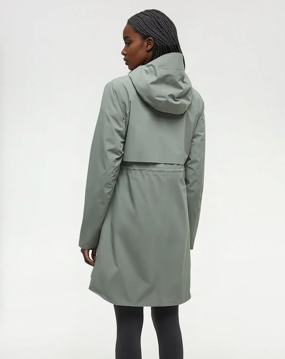 Green-Womens-Recycled-Polyester-Rain-Jacket-TCW4649-1480_3 - PreLoved & Luxe