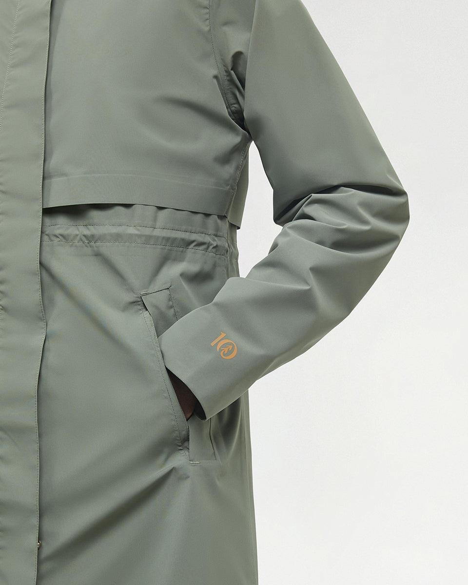 Green-Womens-Recycled-Polyester-Rain-Jacket-TCW4649-1480_4 - PreLoved & Luxe