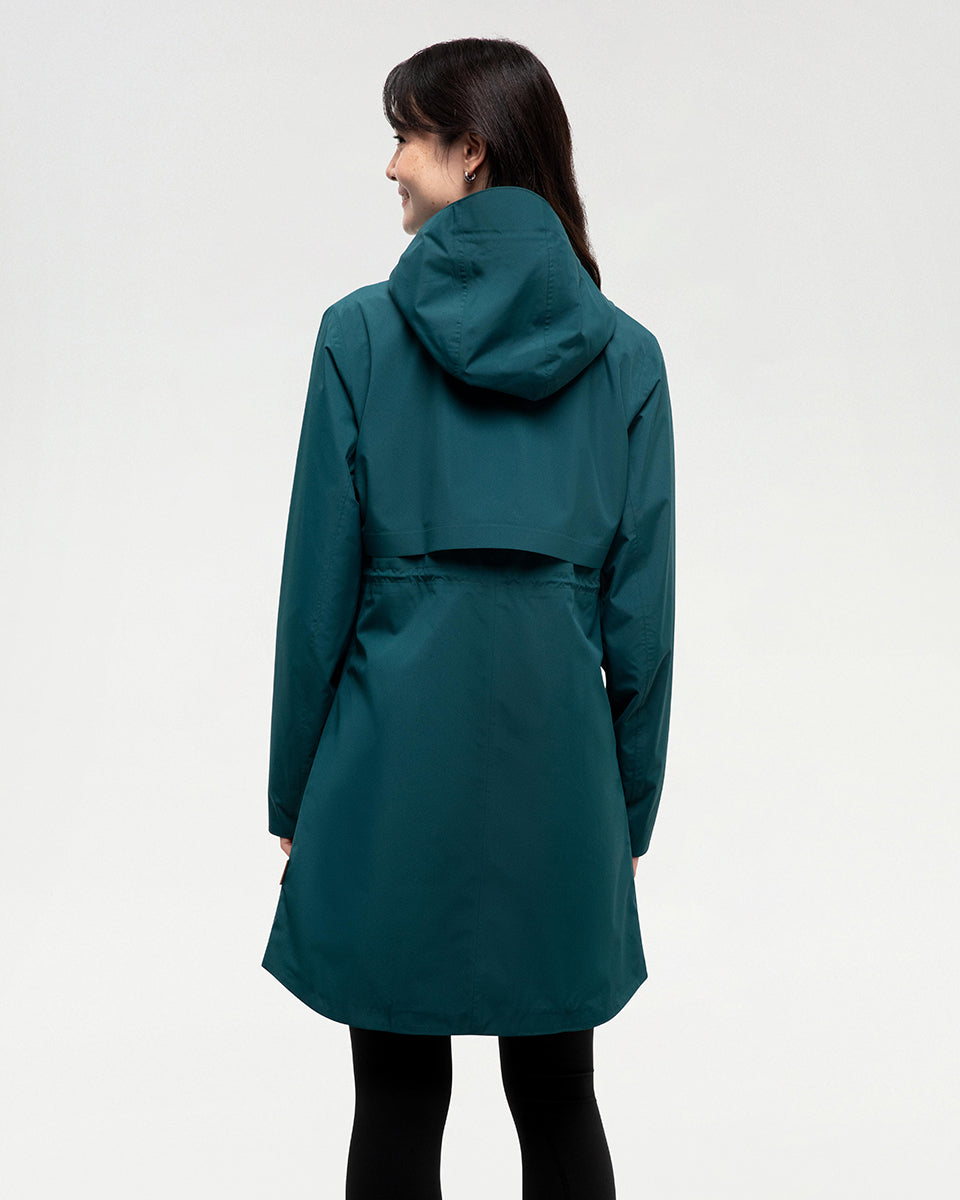 Green-Womens-Recycled-Polyester-Rain-Jacket-TCW4649-4161_2 - PreLoved & Luxe