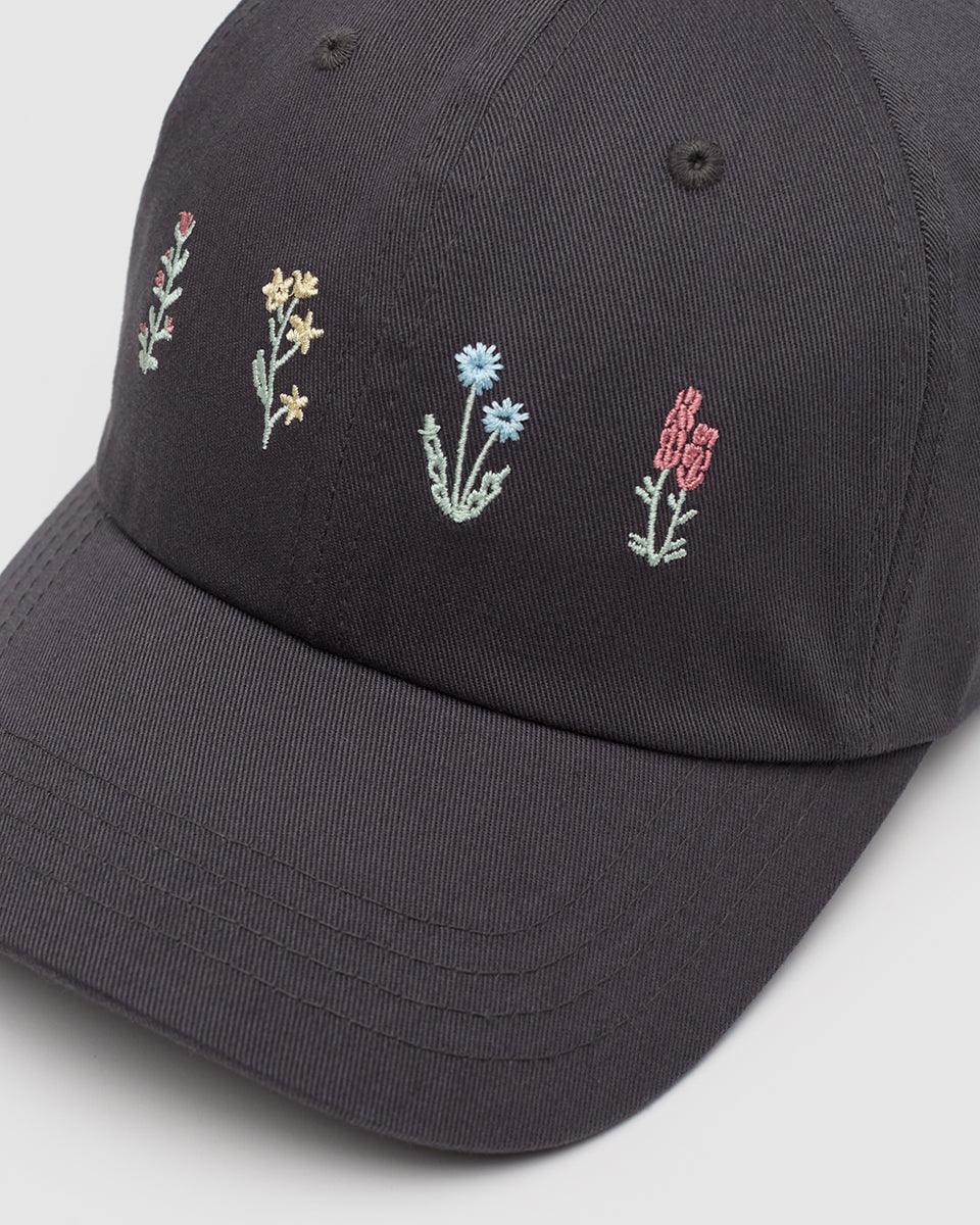 Grey-Organic-Cotton-6-Panel-Low-Profile-Hat-TAU6562-6223_3 - PreLoved & Luxe