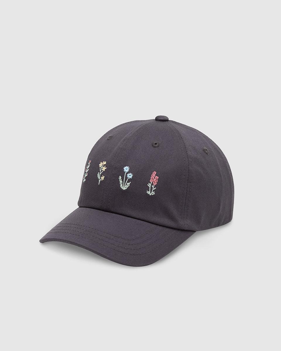 Grey-Organic-Cotton-6-Panel-Low-Profile-Hat-TAU6562-6223_4 - PreLoved & Luxe