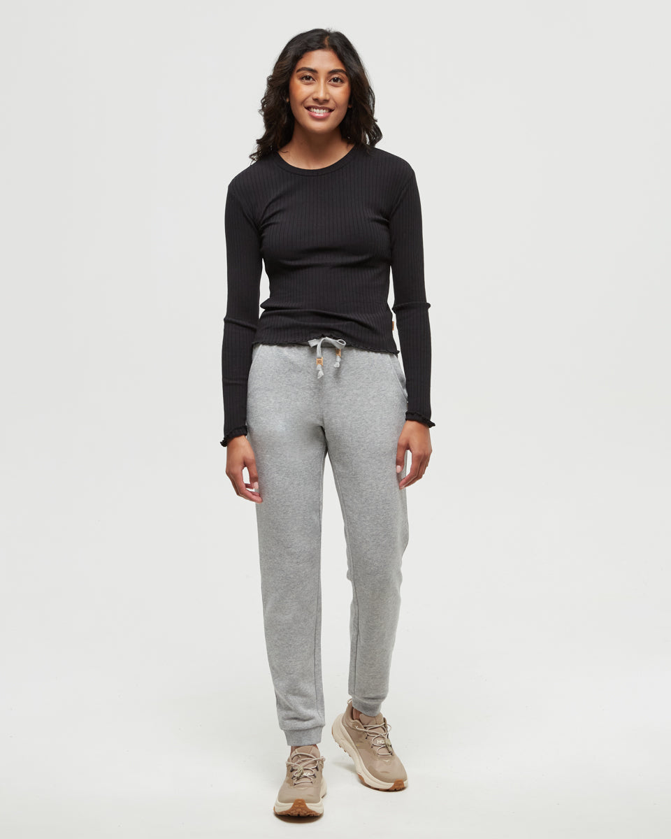 Grey-Regular-Fit-Elastic-Waist-Jogger-TCW3173-5604_1 - PreLoved & Luxe