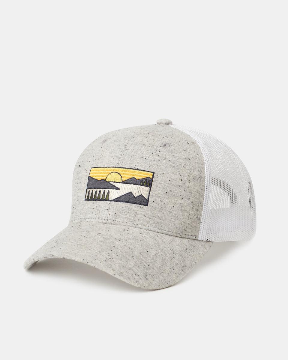 Grey-Sunrise-Patch-Fleck-Elevation-Hat-TAU5129-0823_1 - PreLoved & Luxe