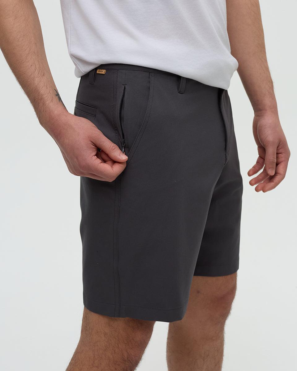 Grey-Tech-Stretch-Regular-Mid-Rise-Short-TCM6795-2275_3 - PreLoved & Luxe