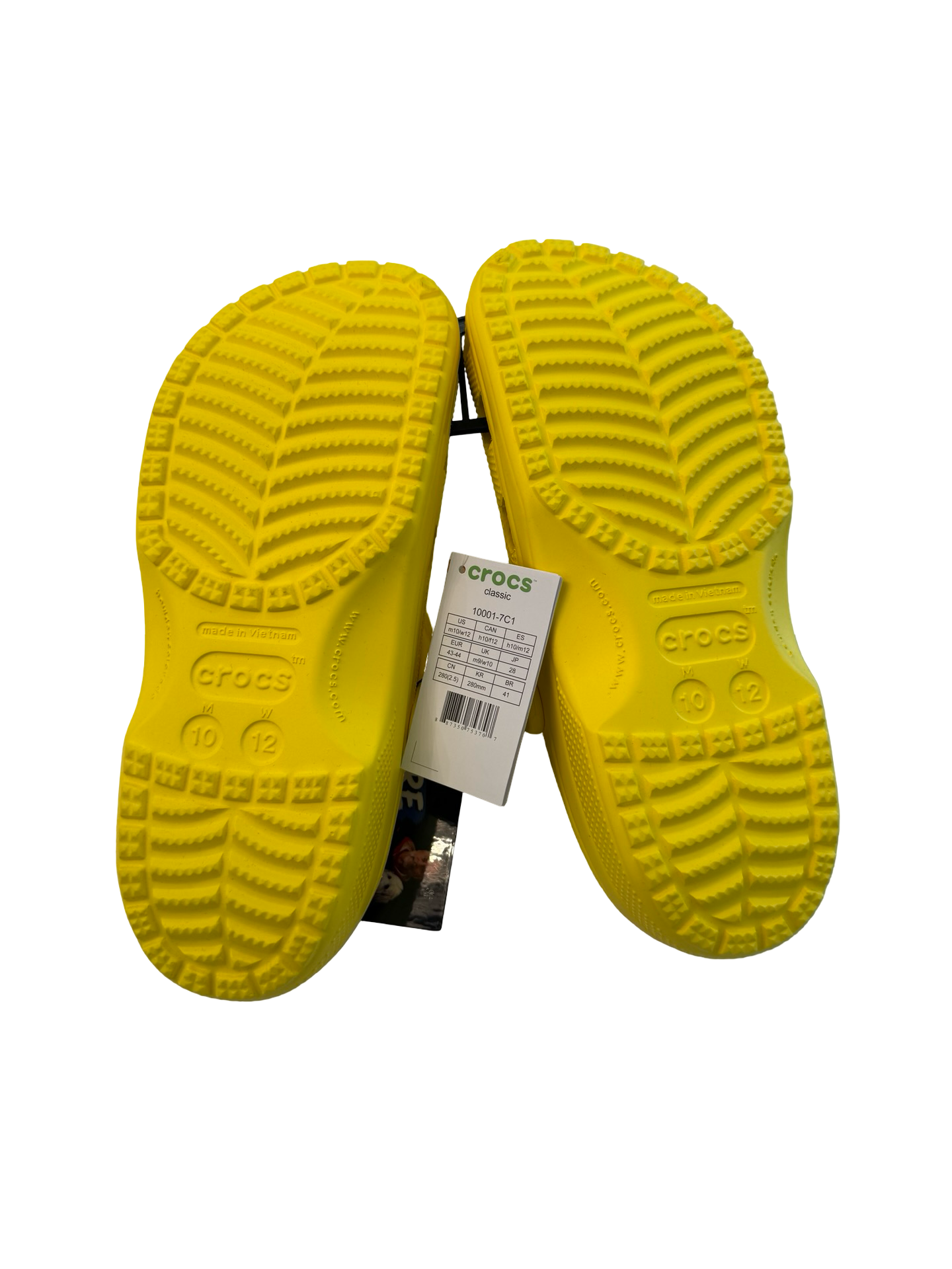 Bright Yellow Crocs Clogs