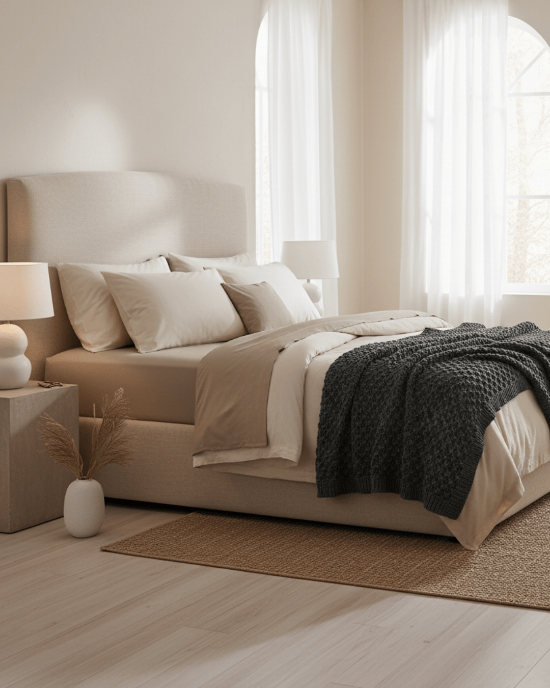 Refined Sateen Sheet Set – 100% Egyptian Cotton