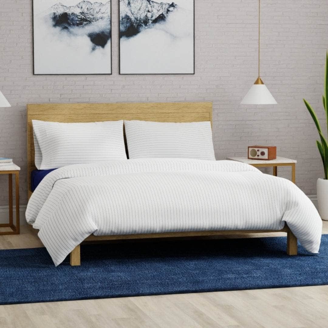 Essential Organic Percale Collection Duvet Cover & Pillowcase Set