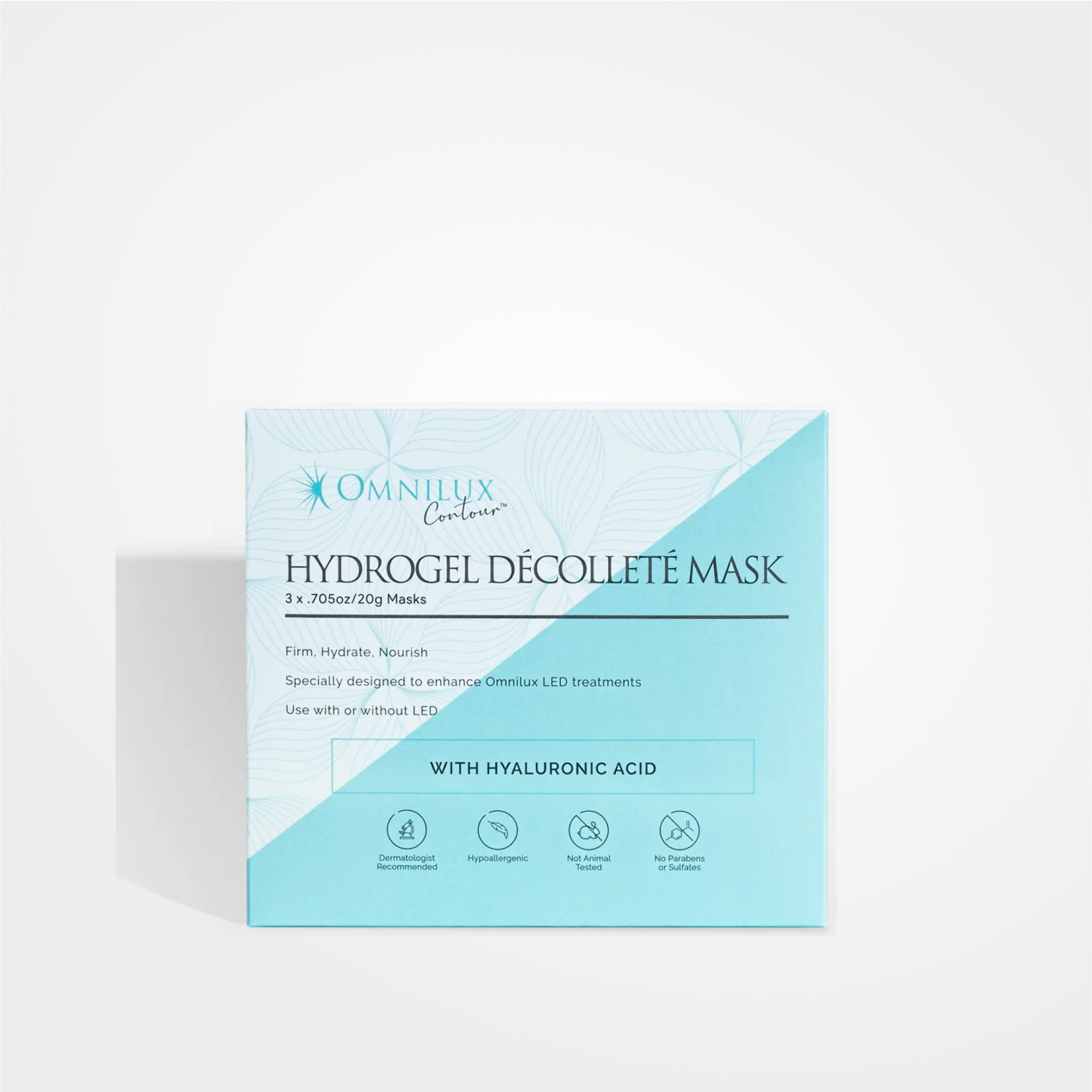 Omnilux Hydrogel Décolleté Mask (3 pack)