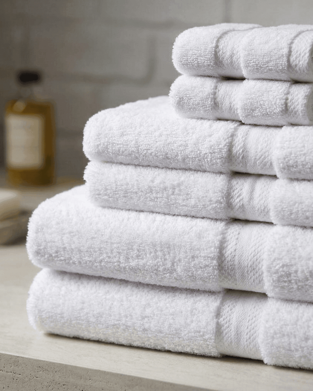 OpulenceTowelSets_6-pieces_-close-up-organic-design - PreLoved & Luxe