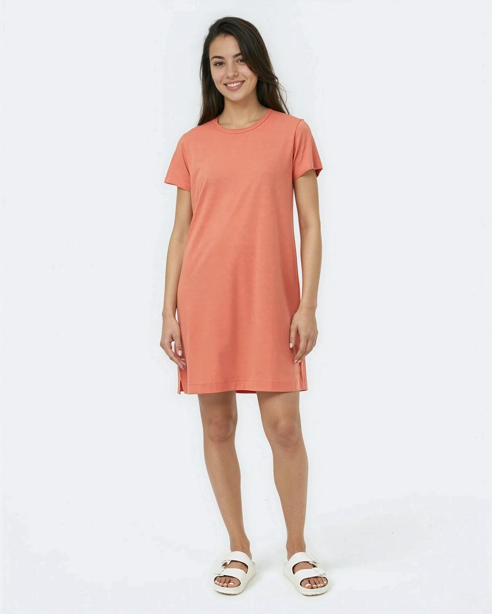 Orange-Knee-Length-Slitted-T-Shirt-Dress-TCW5875-3186_1-Luci_1_74bb9184-34ef-42a0-afac-e083695552f0 - PreLoved & Luxe