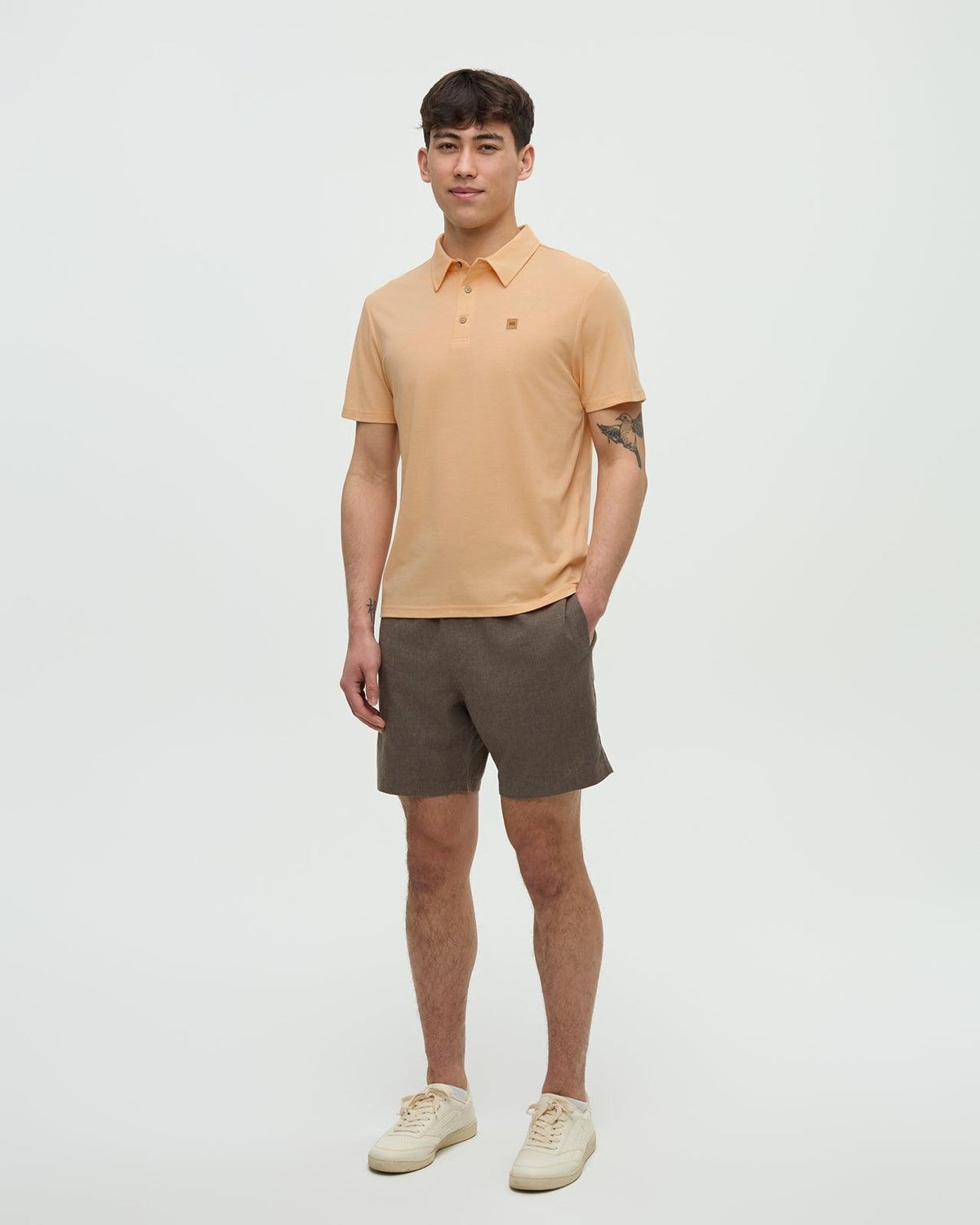 Orange-Treeblend-Regular-Fit-Polo-TCM6522-6054_1 - PreLoved & Luxe