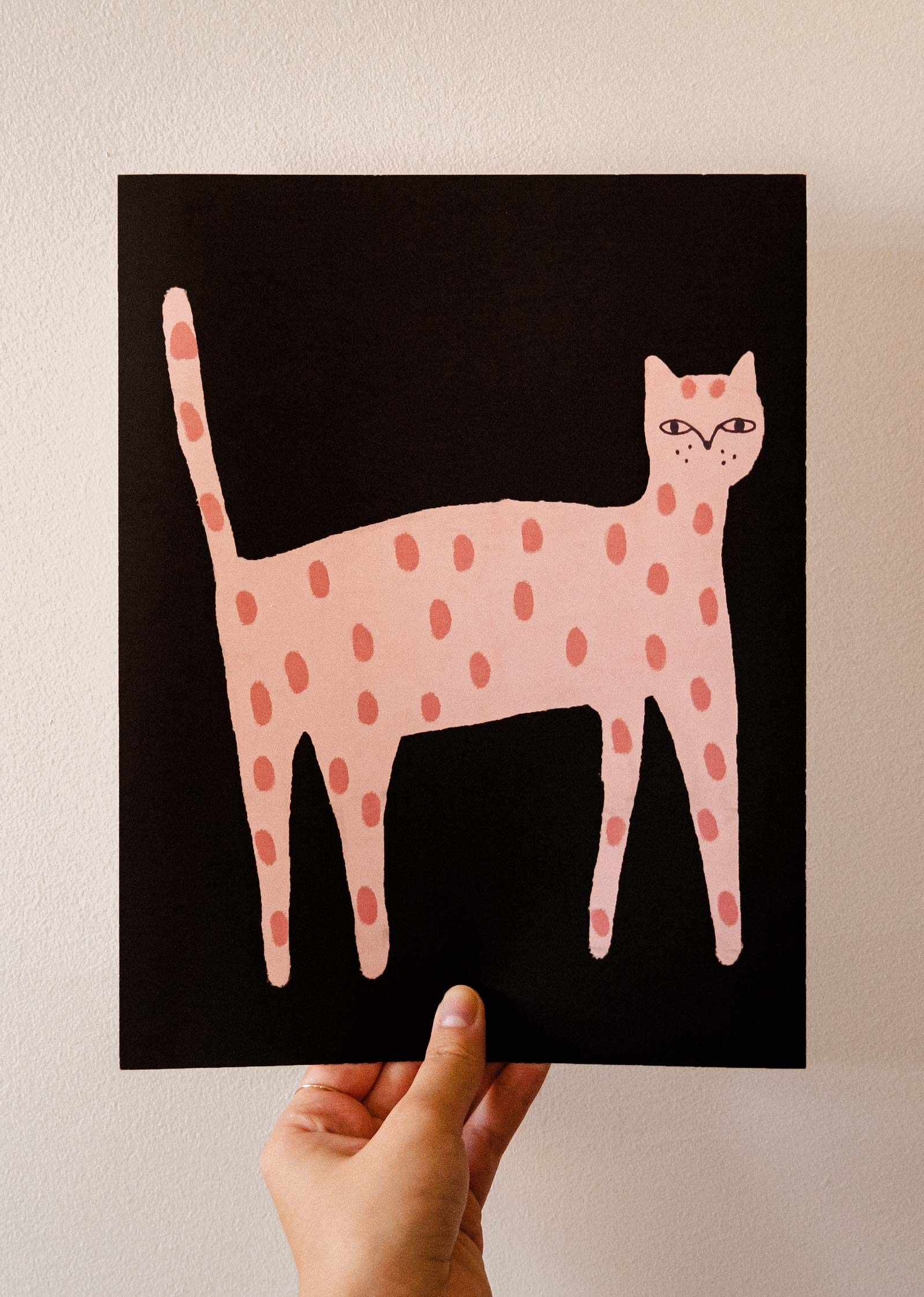 Playful Cat Art Print