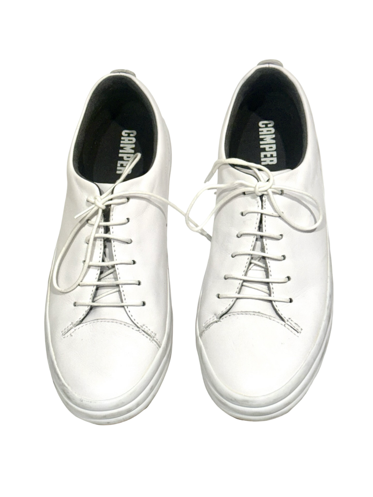 Camper White Leather Sneakers