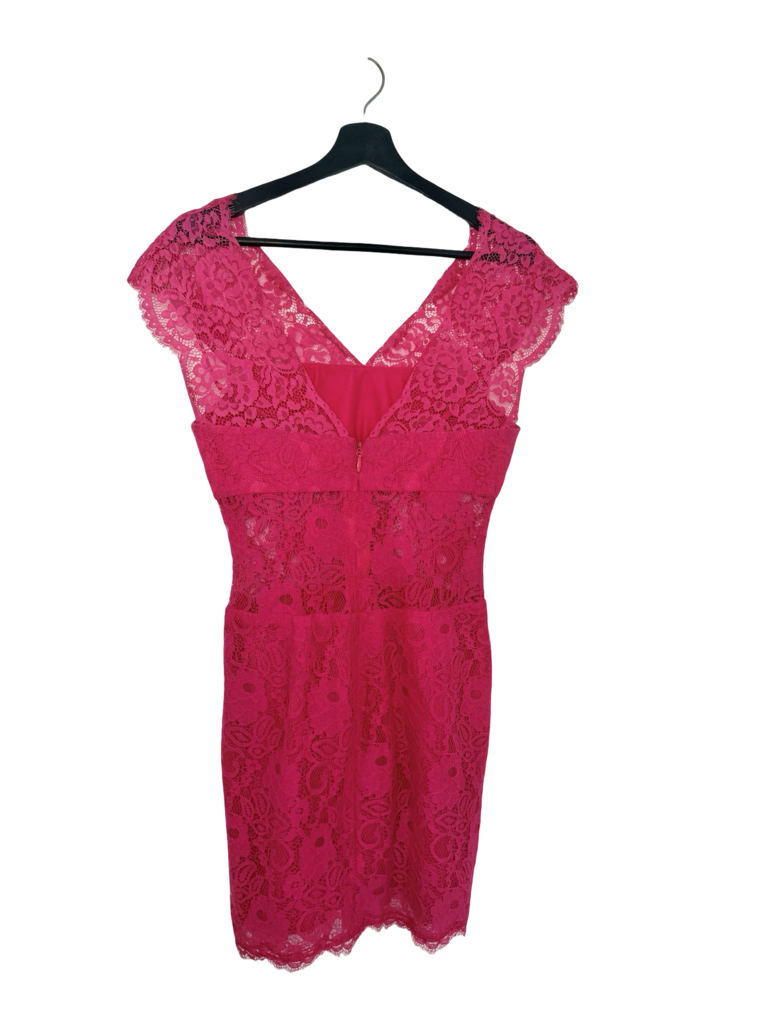 BCBGMAXAZRIA Pink Lace Dress
