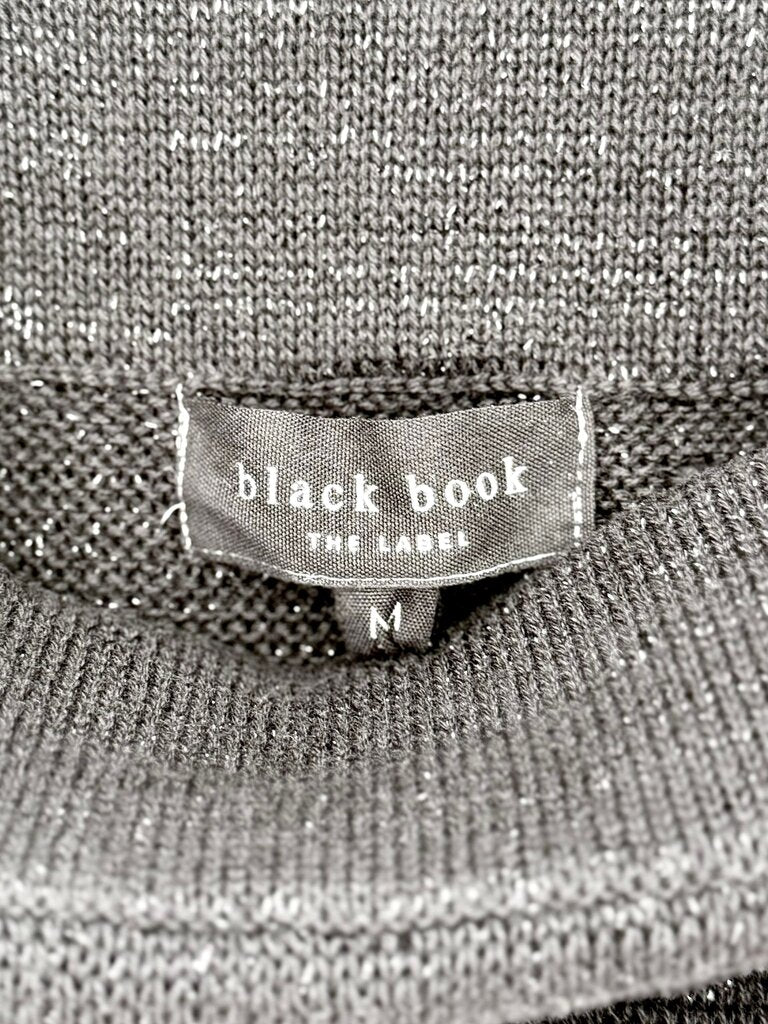 Blackbook The Label Black Knit Alia Maxi Skirt